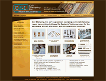 Tablet Screenshot of coilstamping.com